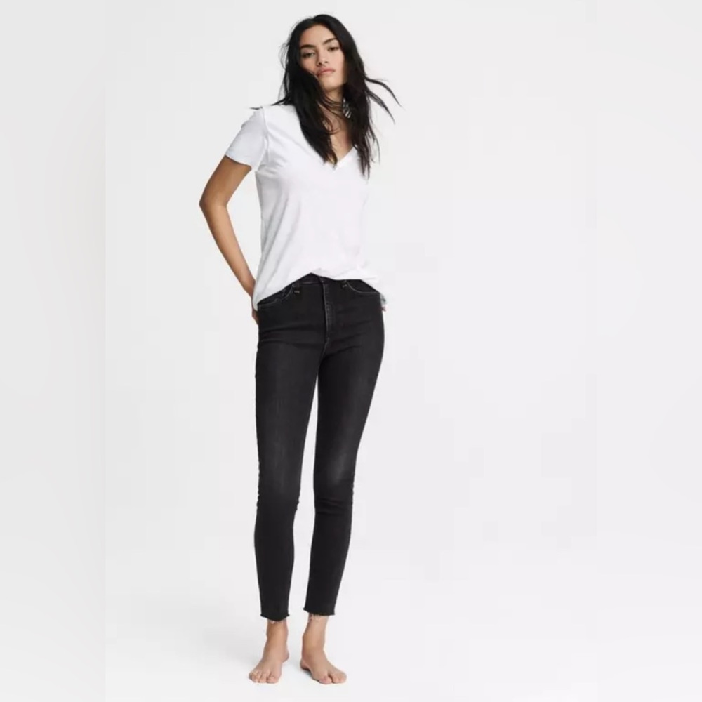Rag & Bone Nina High Rise Ankle Skinny in Reyes